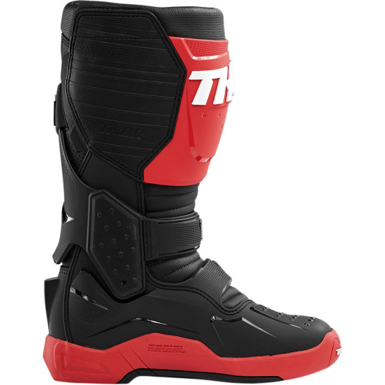 Bottes cross Thor Radial - Rouge Noir