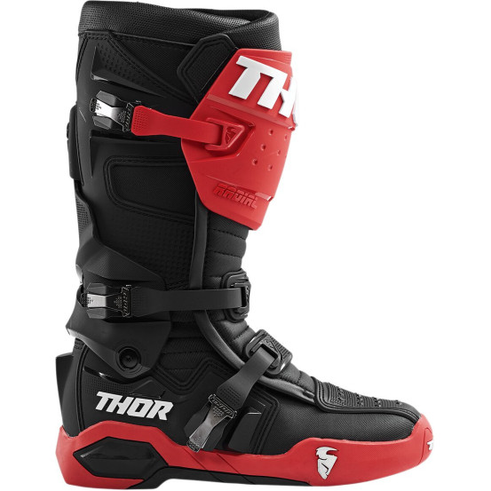 Bottes cross Thor Radial - Rouge Noir