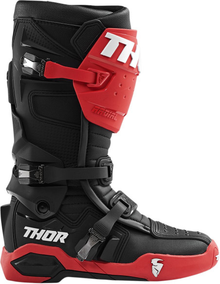 Bottes cross Thor Radial - Rouge Noir