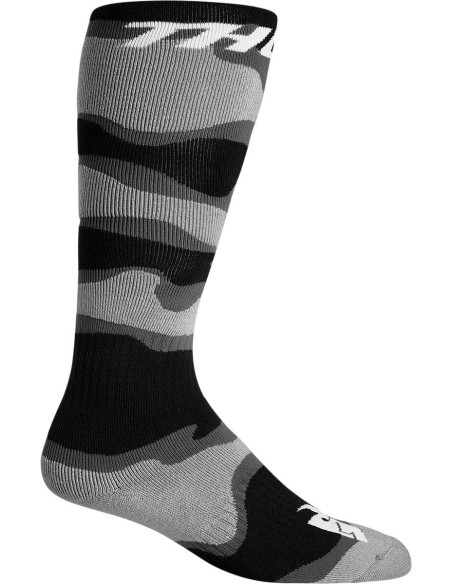 Chaussettes Thor MX Camo Gris Blanc