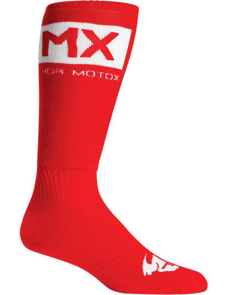 Chaussettes Thor MX Solid - Rouge Blanc