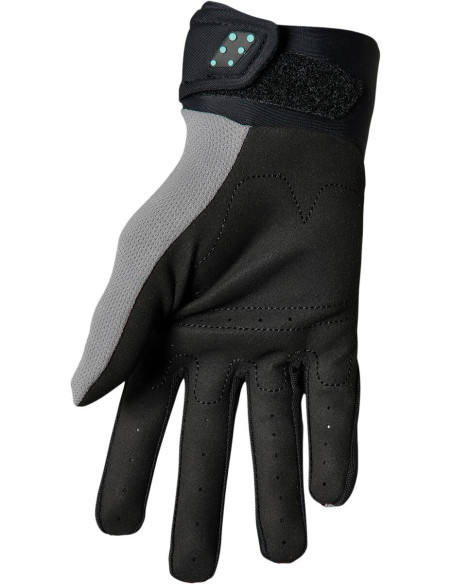 Gants cross enfant Thor Spectrum - Gris Noir Vert Menthe