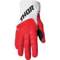 Gants cross enfant Thor Spectrum - Rouge Blanc