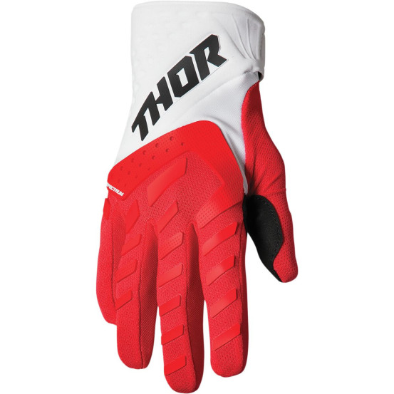 Gants cross enfant Thor Spectrum - Rouge Blanc