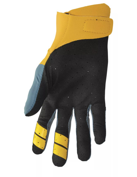 Gants cross Thor 2023 Agile Rival - Turquoise Jaune