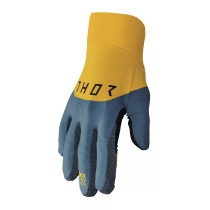 Gants cross Thor 2023 Agile Rival - Turquoise Jaune
