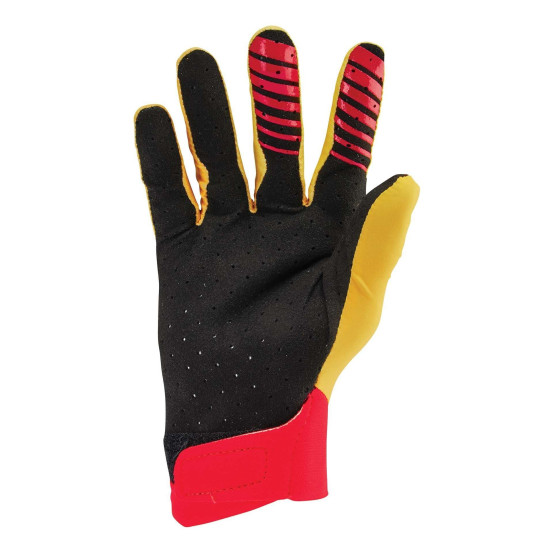 Gants cross Thor 2024 Agile Analog - Lemmon Jaune Rouge