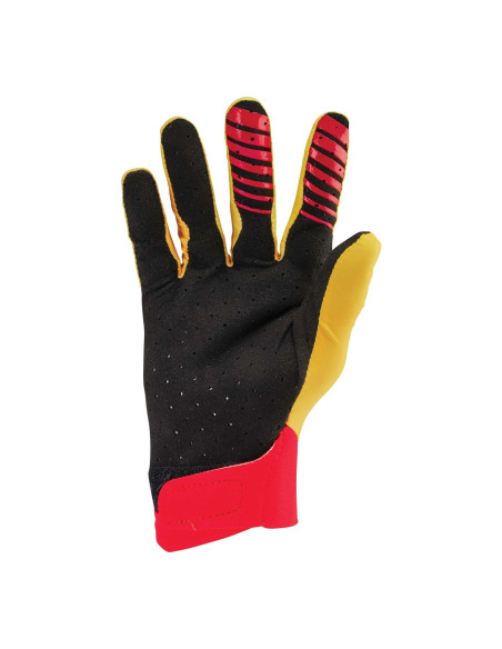 Gants cross Thor 2024 Agile Analog - Lemmon Jaune Rouge