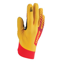 Gants cross Thor 2024 Agile Analog - Lemmon Jaune Rouge