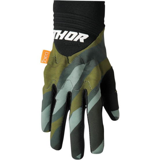 Gants cross Thor Rebound - Camo Noir
