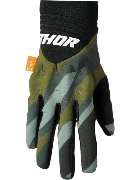 Gants cross Thor Rebound - Camo Noir