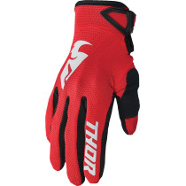 Gants cross Thor Sector - Rouge