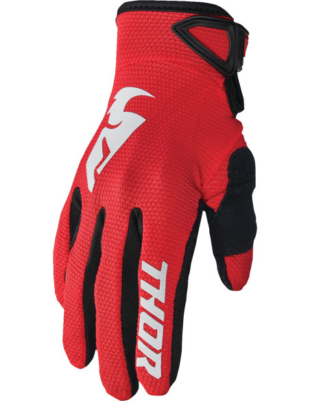 Gants cross Thor Sector - Rouge
