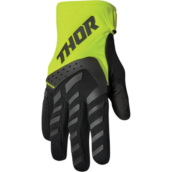 Gants cross Thor Spectrum - Noir Jaune Acid