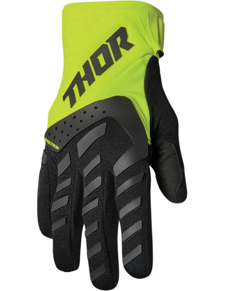 Gants cross Thor Spectrum - Noir Jaune Acid