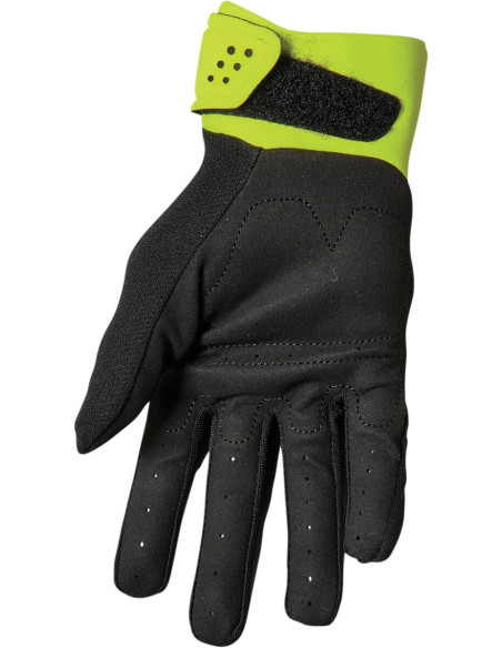 Gants cross Thor Spectrum - Noir Jaune Acid