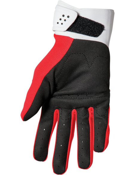Gants cross Thor Spectrum - Rouge Blanc