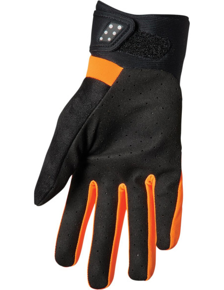 Gants cross Thor Spectrum Cold - Orange Noir