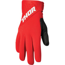 Gants cross Thor Spectrum Cold - Rouge Blanc