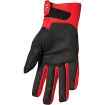 Gants cross Thor Spectrum Cold - Rouge Blanc 2