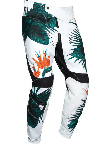 Pantalon cross enfant Thor 2021 Pulse Tropix - Blanc