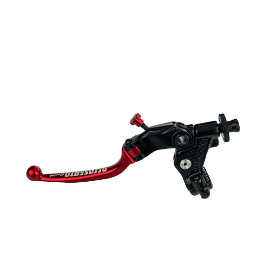 Levier d'embrayage repliable RST + cocotte ACCOSSATO - Rouge - Empattement 32mm