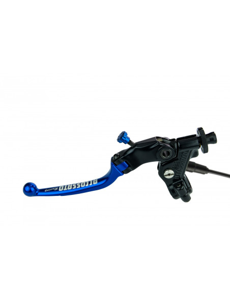 Levier d'embrayage repliable + cocotte avec contacteur ACCOSSATO - Bleu