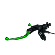 Levier d'embrayage repliable RST + cocotte ACCOSSATO - Vert - Capteur inclus - Empattement 24mm