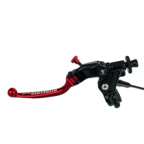 Levier d'embrayage repliable RST + cocotte ACCOSSATO - Rouge - Capteur inclus - Empattement 24mm