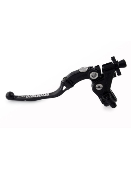 Levier d'embrayage repliable + cocotte Racing ACCOSSATO - Noir - Empattement 24mm