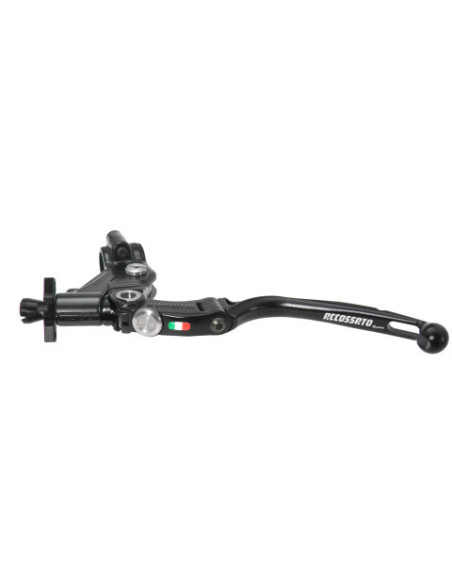 Levier d'embrayage repliable RST + cocotte Racing ACCOSSATO - Noir - Emplacement pour capteur - Empattement 32mm