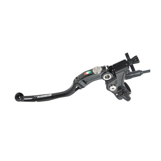 Levier d'embrayage repliable + cocotte Racing ACCOSSATO - Noir - Emplacement pour capteur - Empattement 24mm