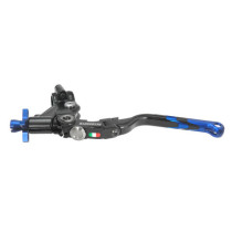 Levier d'embrayage repliable Revolution + cocotte ACCOSSATO - Bleu - Empattement 32mm
