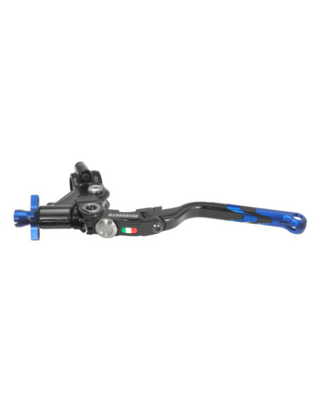 Levier d'embrayage repliable Revolution + cocotte ACCOSSATO - Bleu - Empattement 32mm