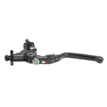 Levier d'embrayage repliable Revolution + cocotte ACCOSSATO - Noir - Empattement 24mm