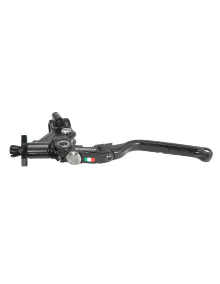 Levier d'embrayage repliable Revolution + cocotte ACCOSSATO - Noir - Empattement 24mm