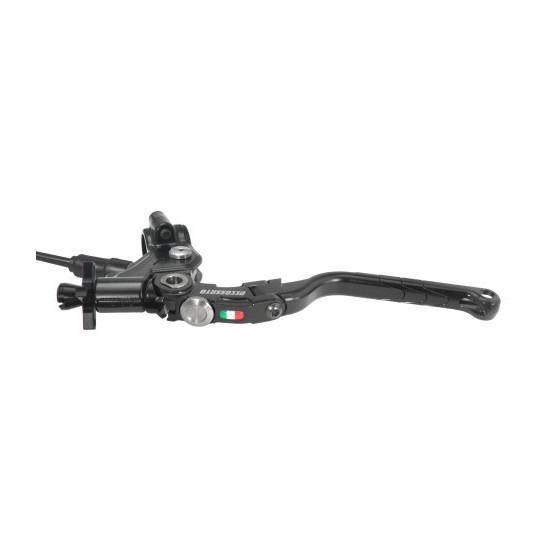 Levier d'embrayage repliable Revolution + cocotte ACCOSSATO - Noir - Capteur inclus - Empattement 24mm