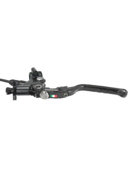 Levier d'embrayage repliable Revolution + cocotte ACCOSSATO - Noir - Capteur inclus - Empattement 24mm