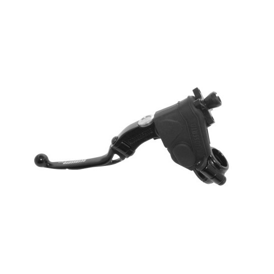 Levier d'embrayage repliable + cocotte ACCOSSATO - Motocross / Dirtbike - Noir - Empattement 29mm