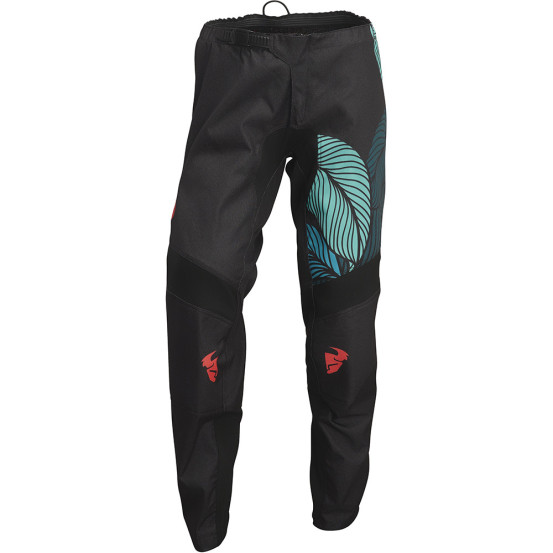 Pantalon cross Femme Thor 2022 Sector Urth - Noir Turquoise
