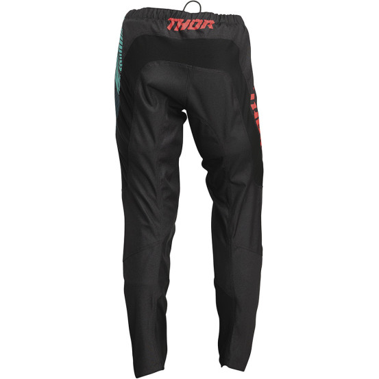 Pantalon cross Femme Thor 2022 Sector Urth - Noir Turquoise