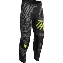 Pantalon cross Thor 2022 Pulse Counting Sheep - Gris Charcoal Jaune Acid