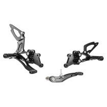 Commandes reculées BONAMICI RACING - Sélection classique ou inversée - SUZUKI 600 - 750 GSXR 2006-2010