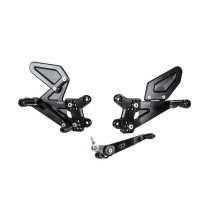 Commandes reculées BONAMICI RACING - Sélection classique ou inversée - SUZUKI 1000 GSXR 2017-