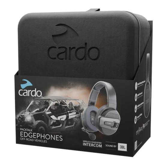 Casque de communication paddock PACKTALK EDGEPHONES CARDO / JBL - Vendu avec intercom