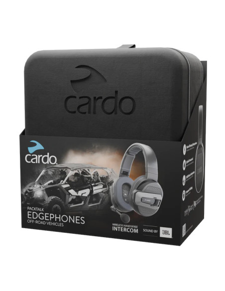 Casque de communication paddock PACKTALK EDGEPHONES CARDO / JBL - Vendu avec intercom