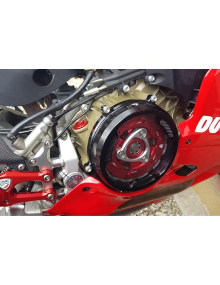 Carter d'embrayage transparent CNC RACING - DUCATI PANIGALE