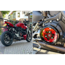 Carter d'embrayage transparent CNC RACING - DUCATI PANIGALE V2 2