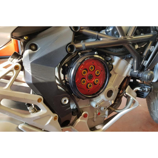 Carter d'embrayage transparent CNC RACING - MV AGUSTA BRUTALE 800 RR