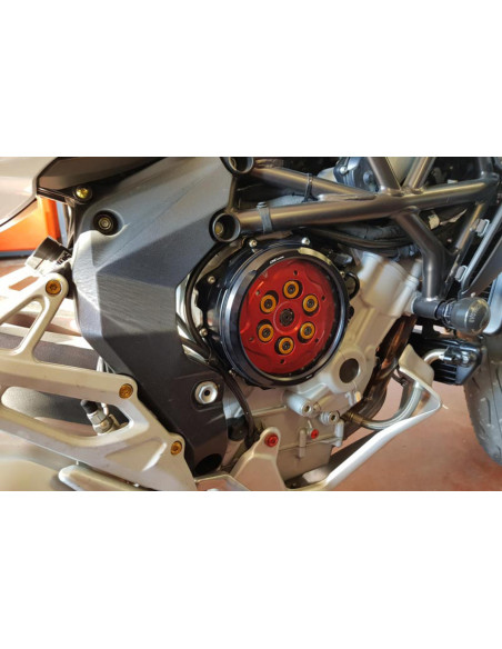 Carter d'embrayage transparent CNC RACING - MV AGUSTA BRUTALE 800 RR